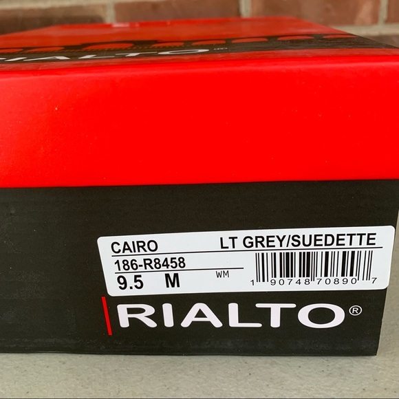 Rialto Women’s Cairo Fabric Closed Toe Ankle Boots, Light Grey US 9.5 M NEW - Picture 4 of 10